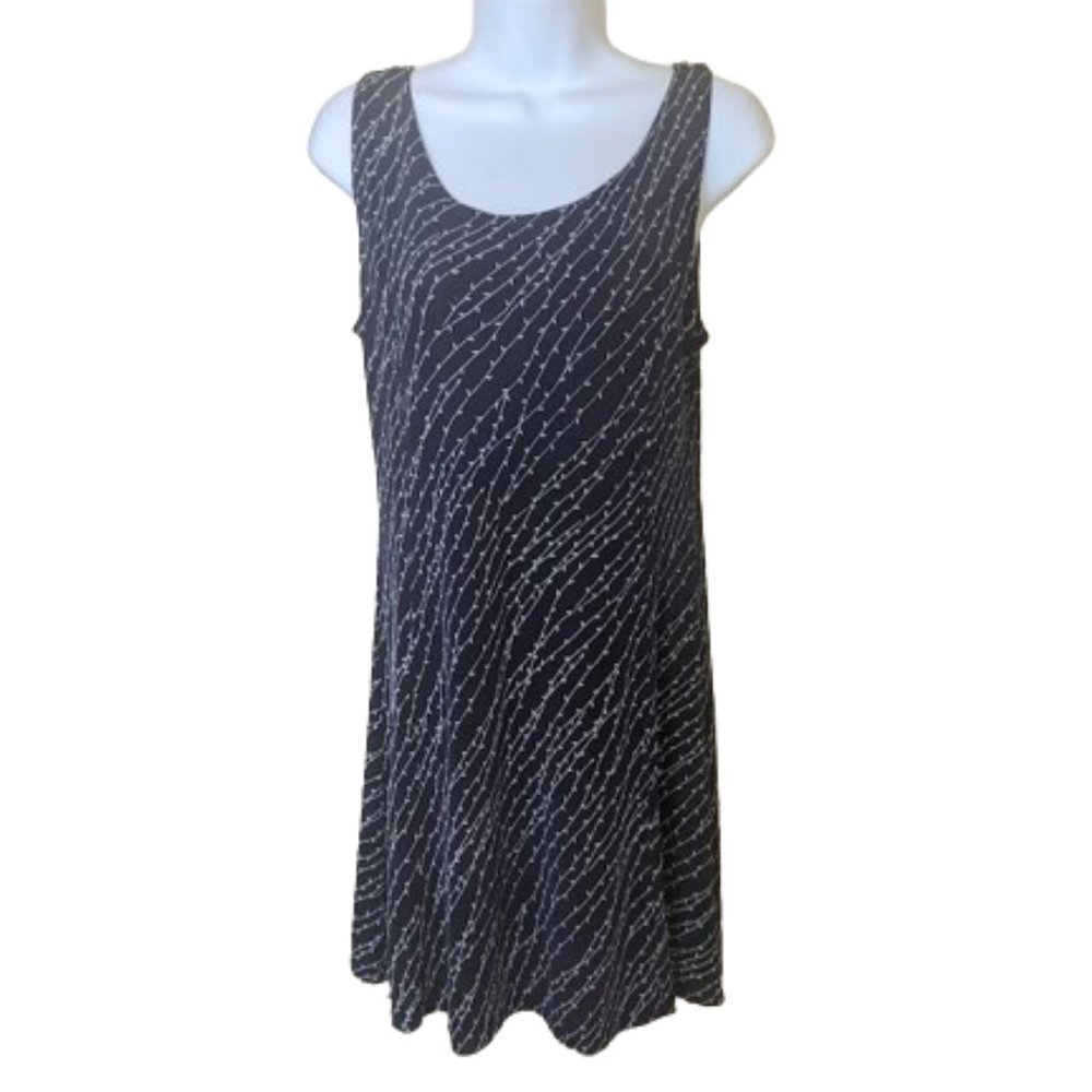 ---  Blue Sleeveless Dress Fits Size Medium